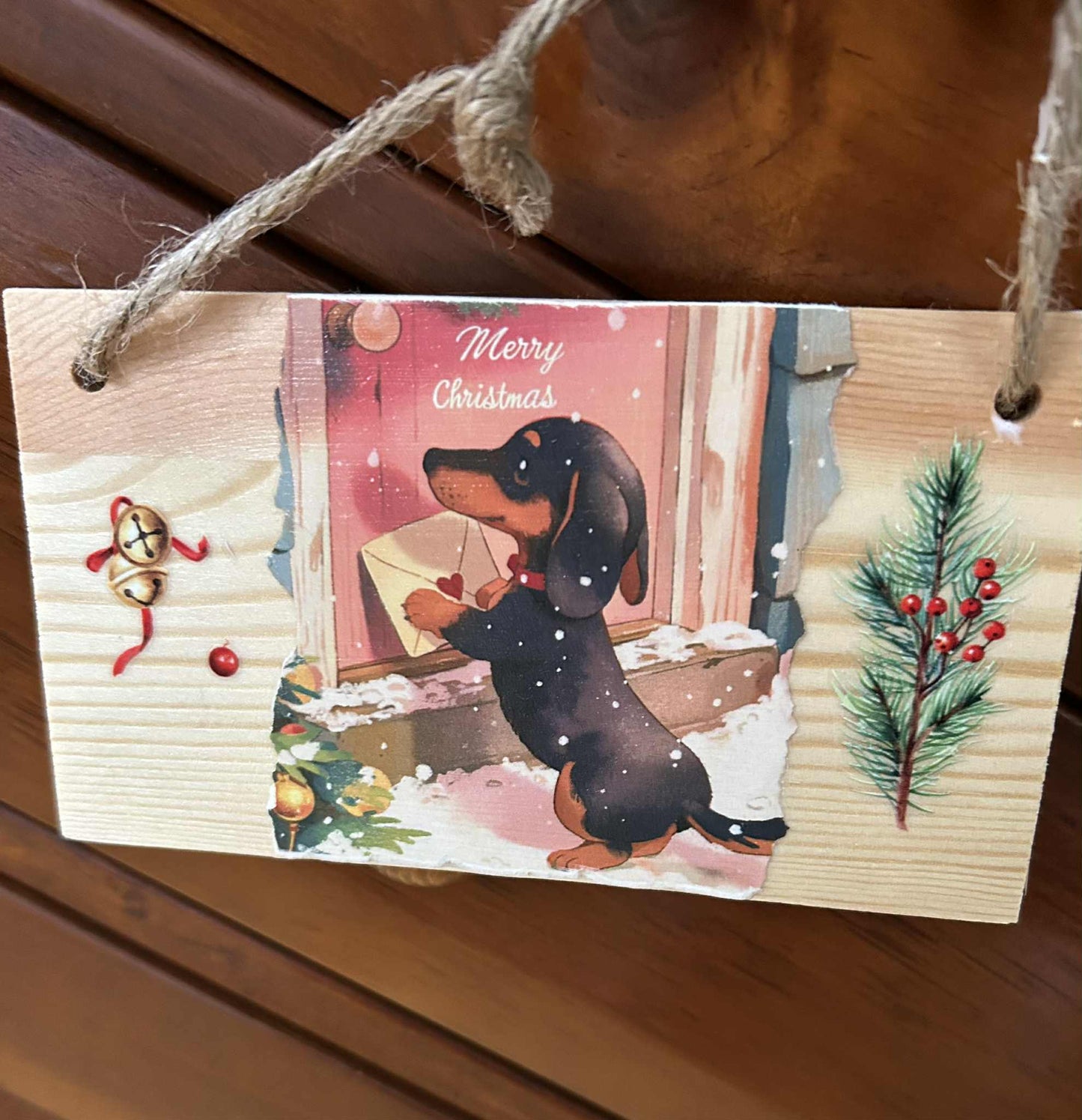 Dachshund Christmas Hanger