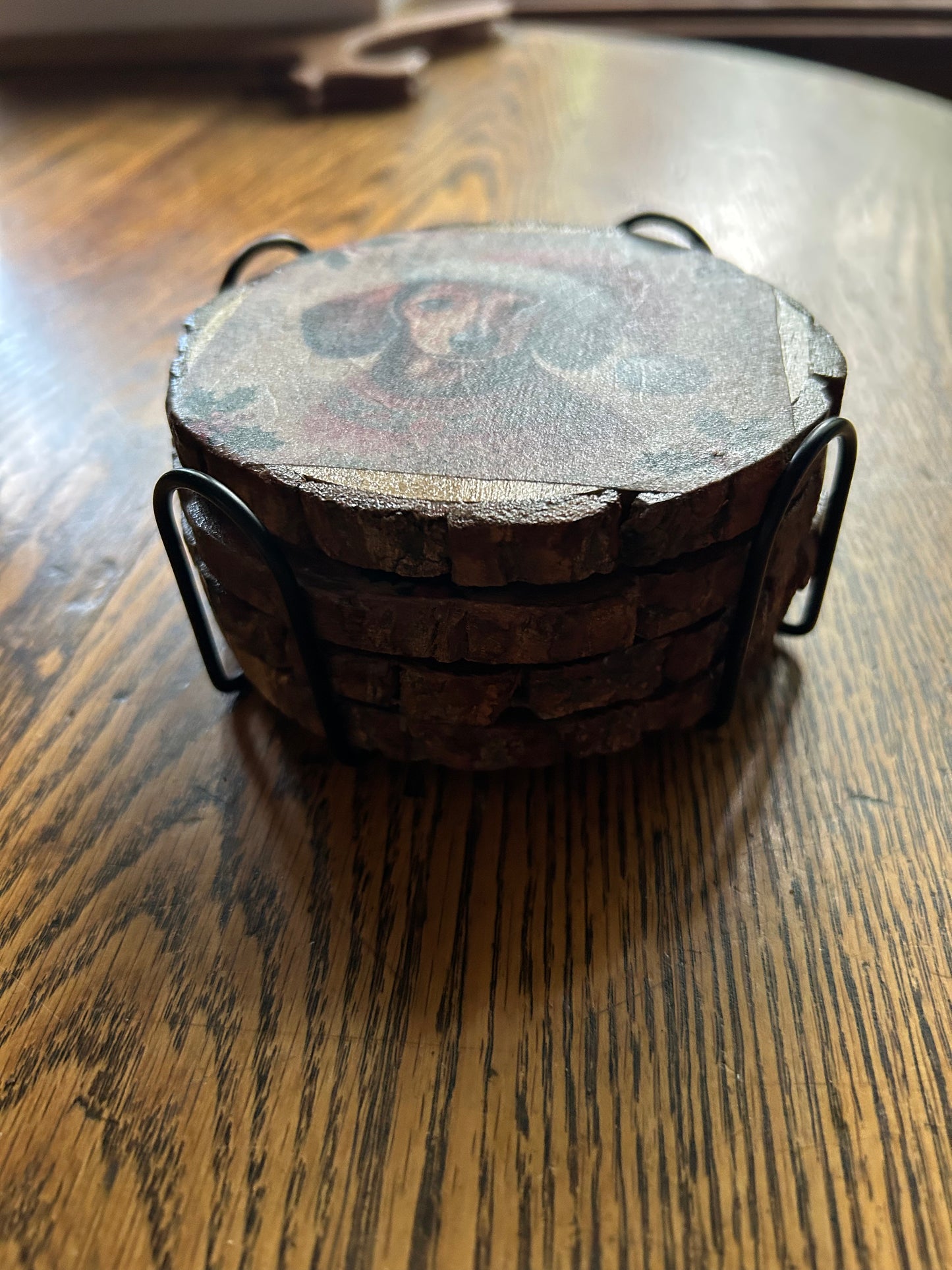 Dachshund Christmas Coaster Set