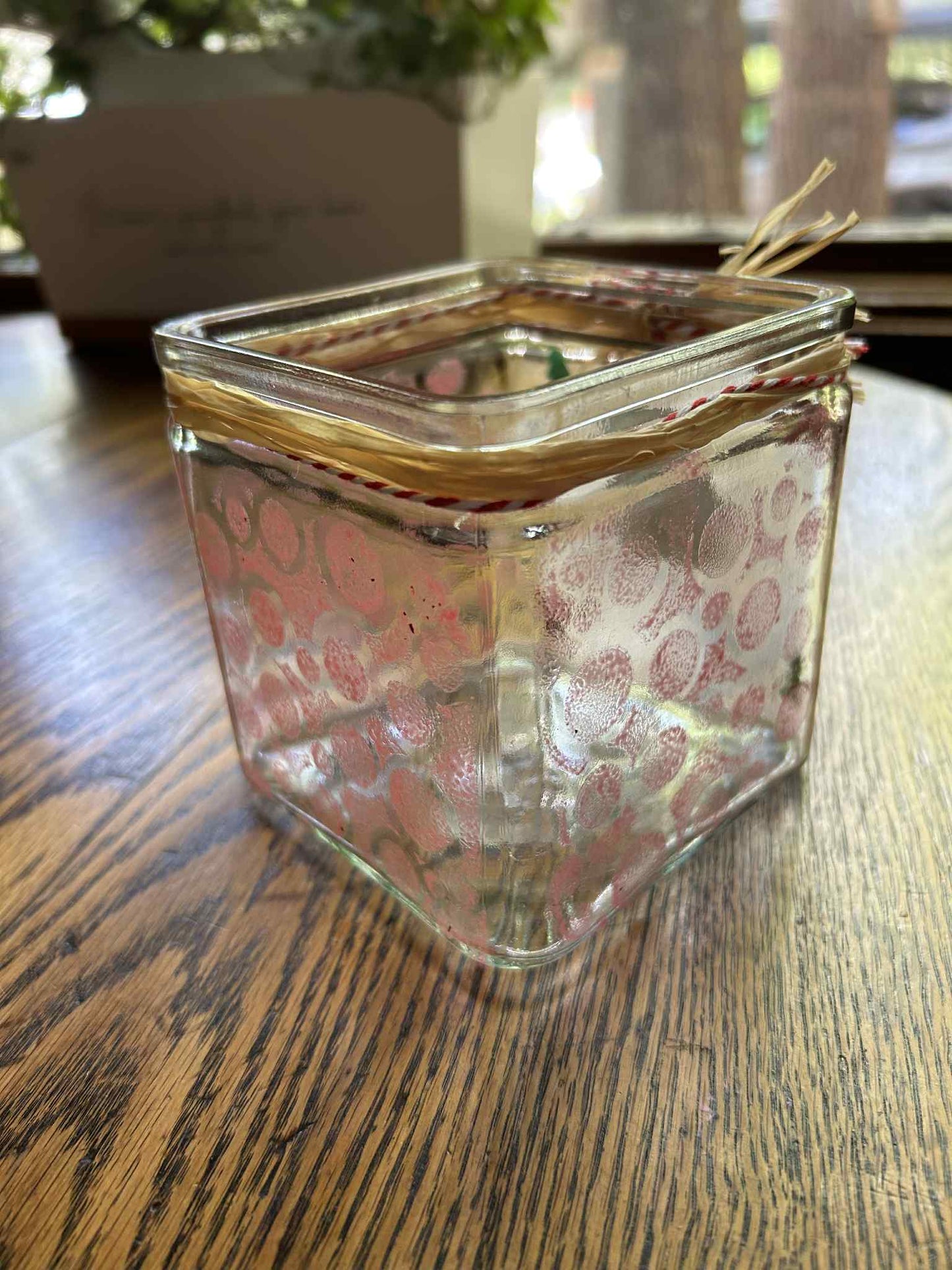 Dachshund Christmas Candle or Candy Jar