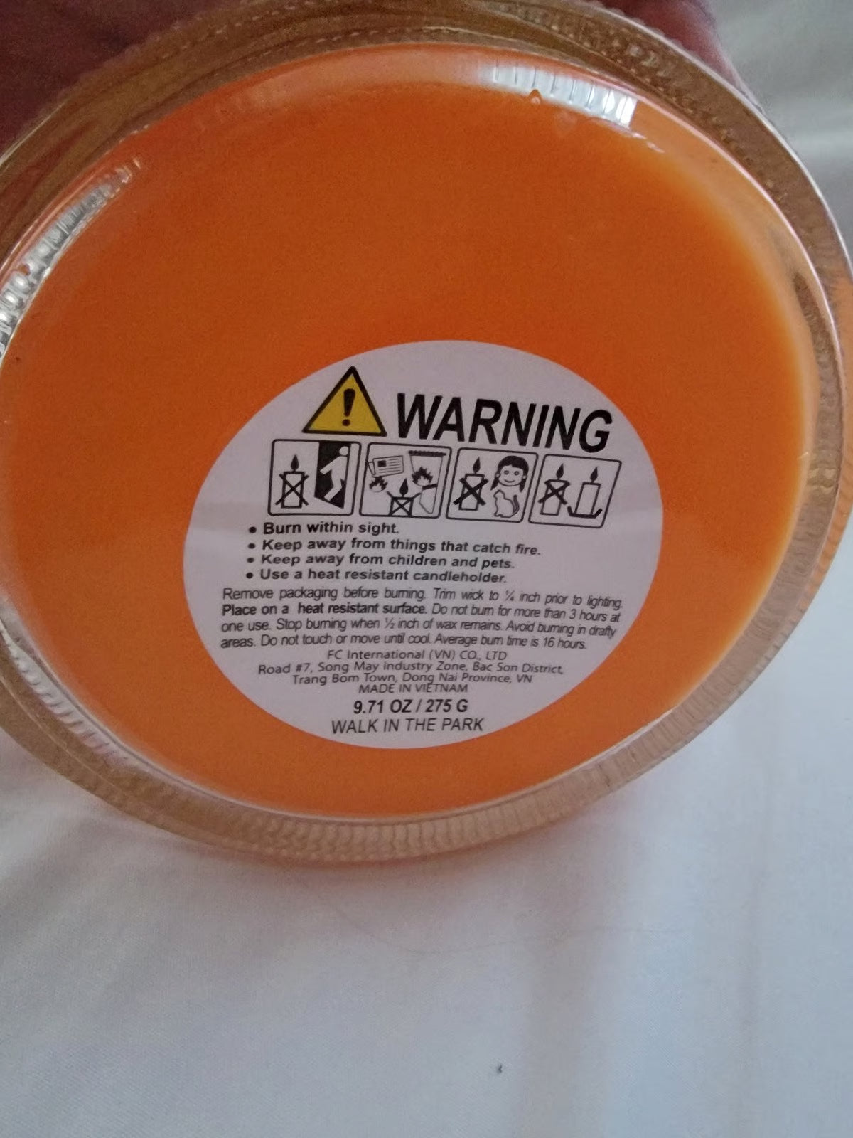 Dachshund Halloween "Walk In The Park" Scented Candle