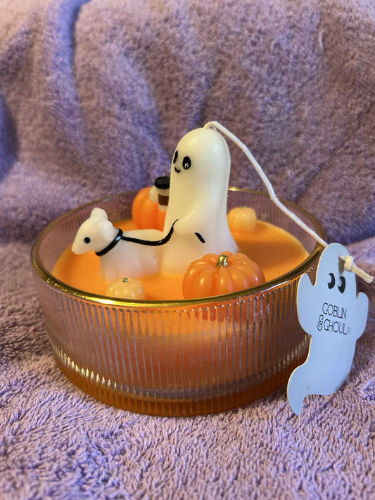 Dachshund Halloween "Walk In The Park" Scented Candle