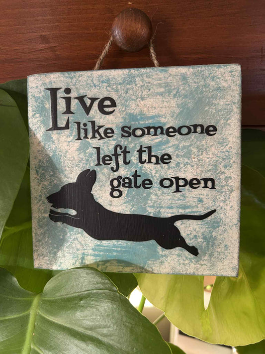 Live Like Someone Left The Gate Open Hangar