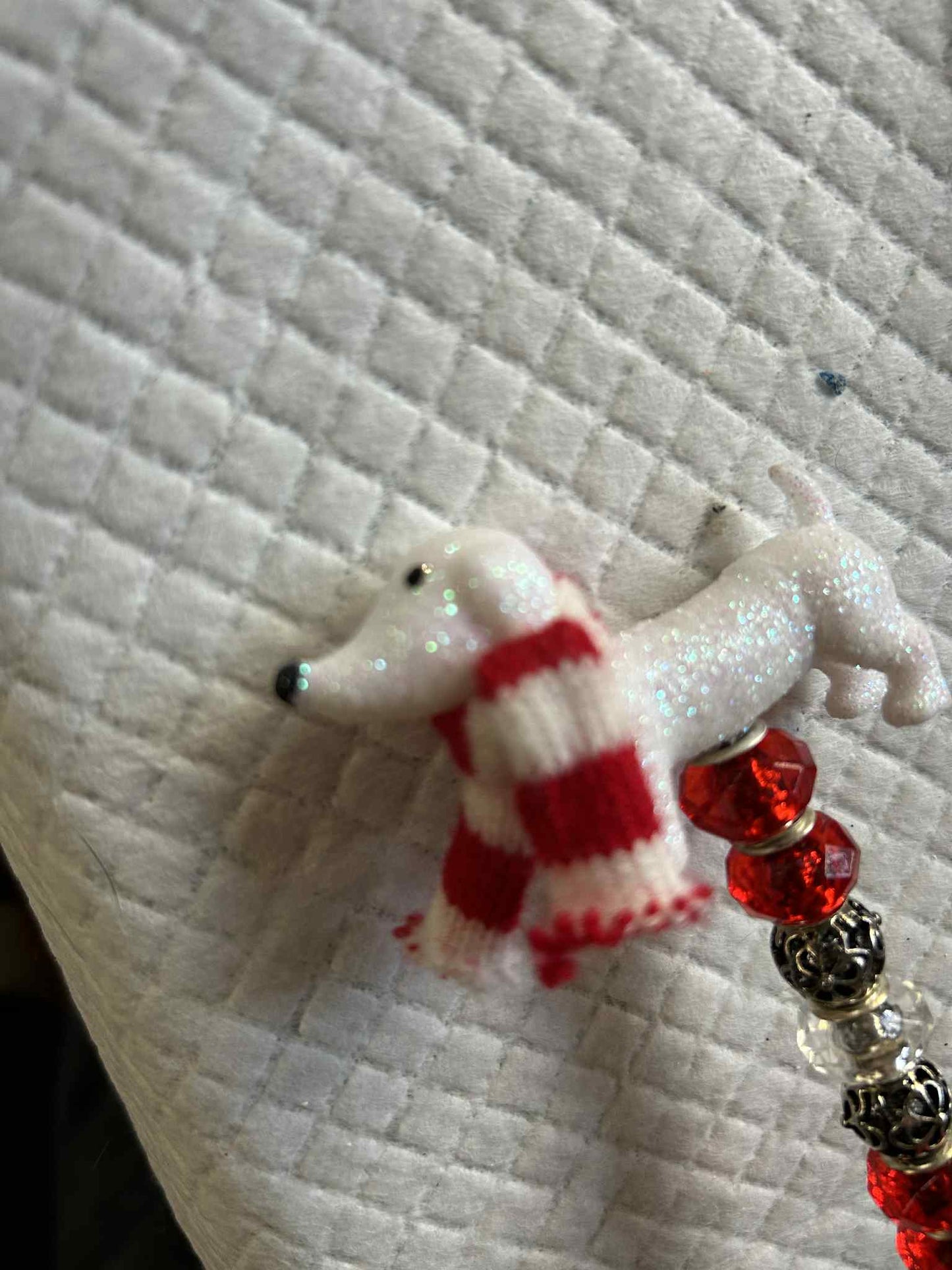 Beaded Dachshund Plant Stake