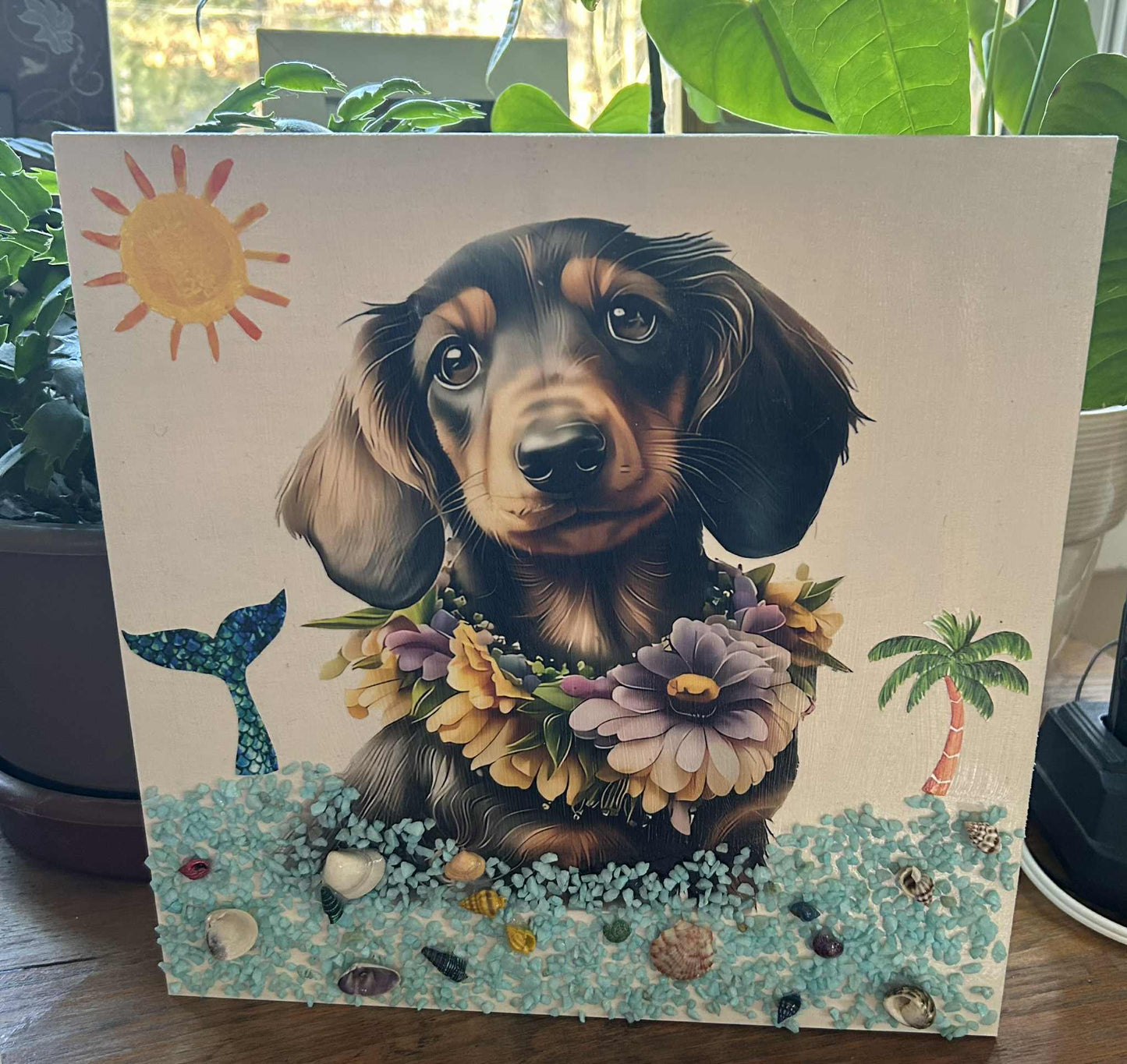 Dachshund Mermaid Wishes Picture