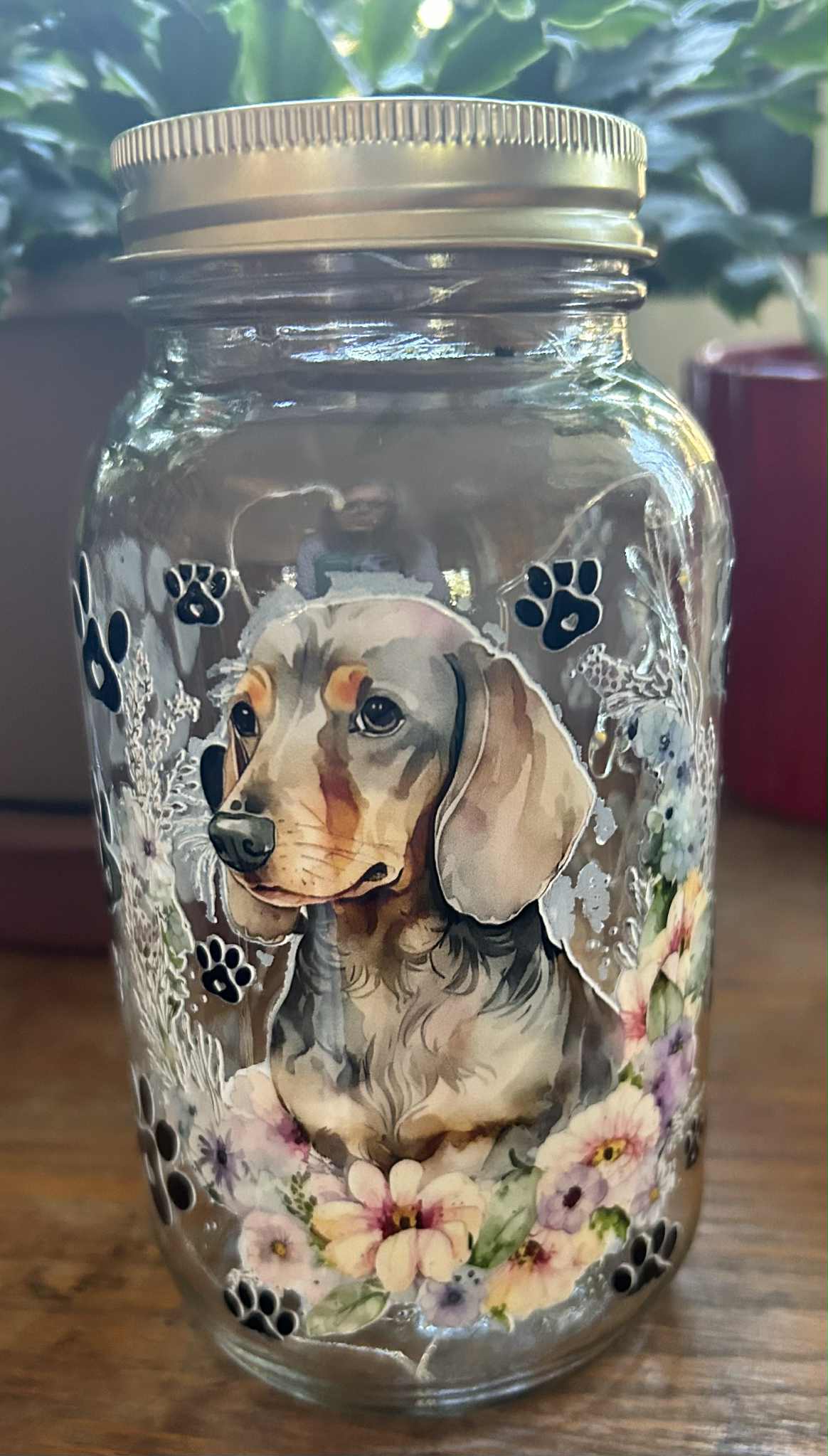 Dachshund Jar Light