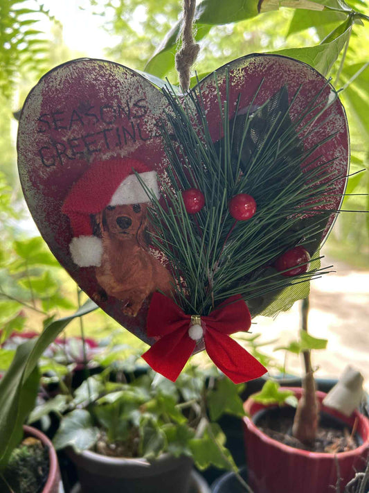 Seasons Greetings Dachshund
