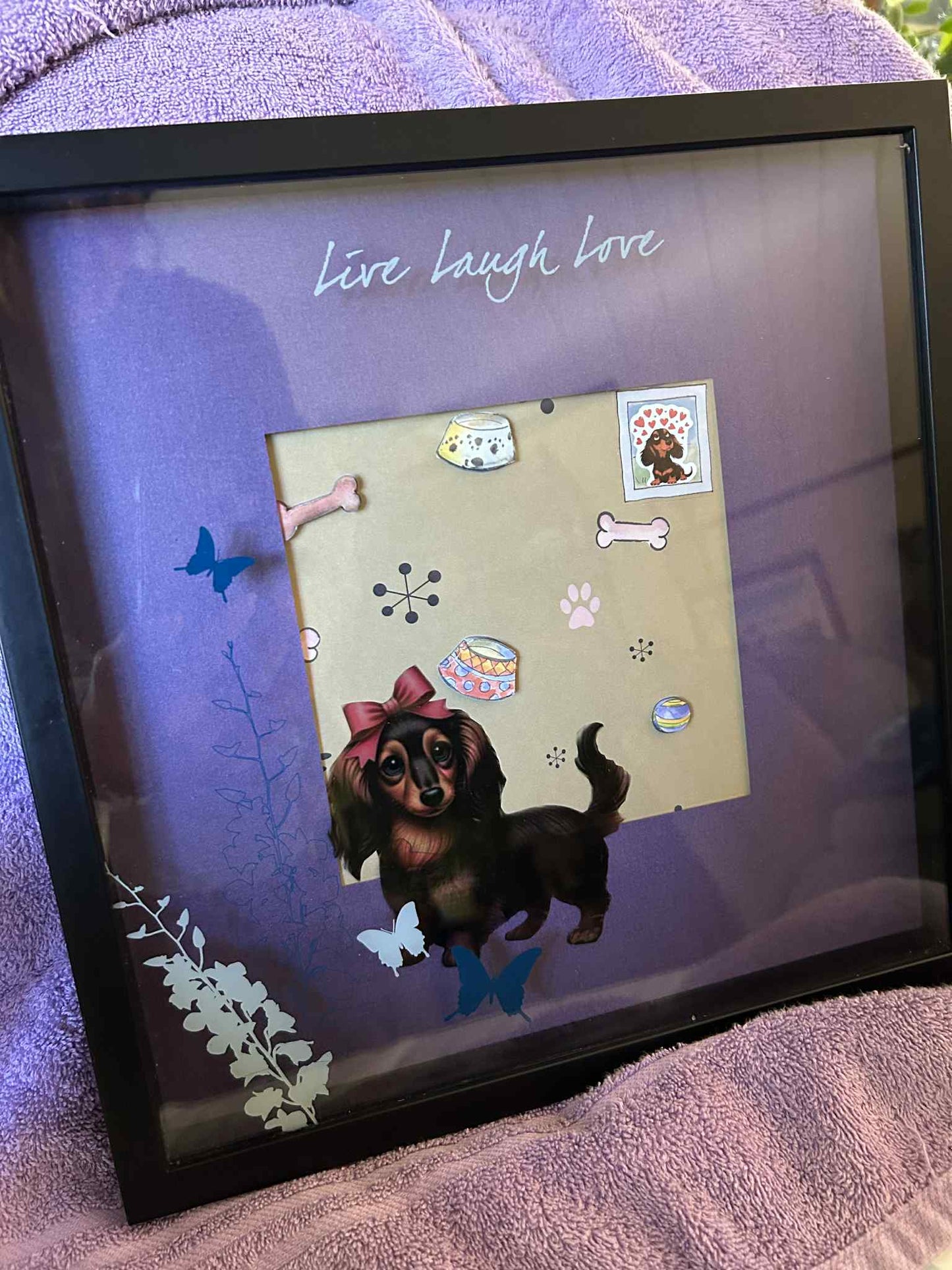 Live, Laugh, Love Dachshund Picture