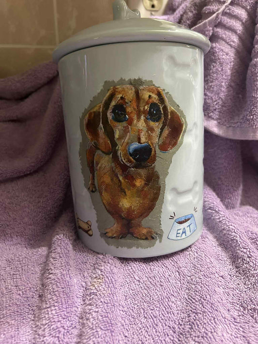 Dachshund Treat Jar
