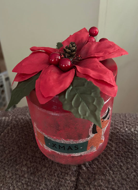 Dachshund Christmas Candy Jar