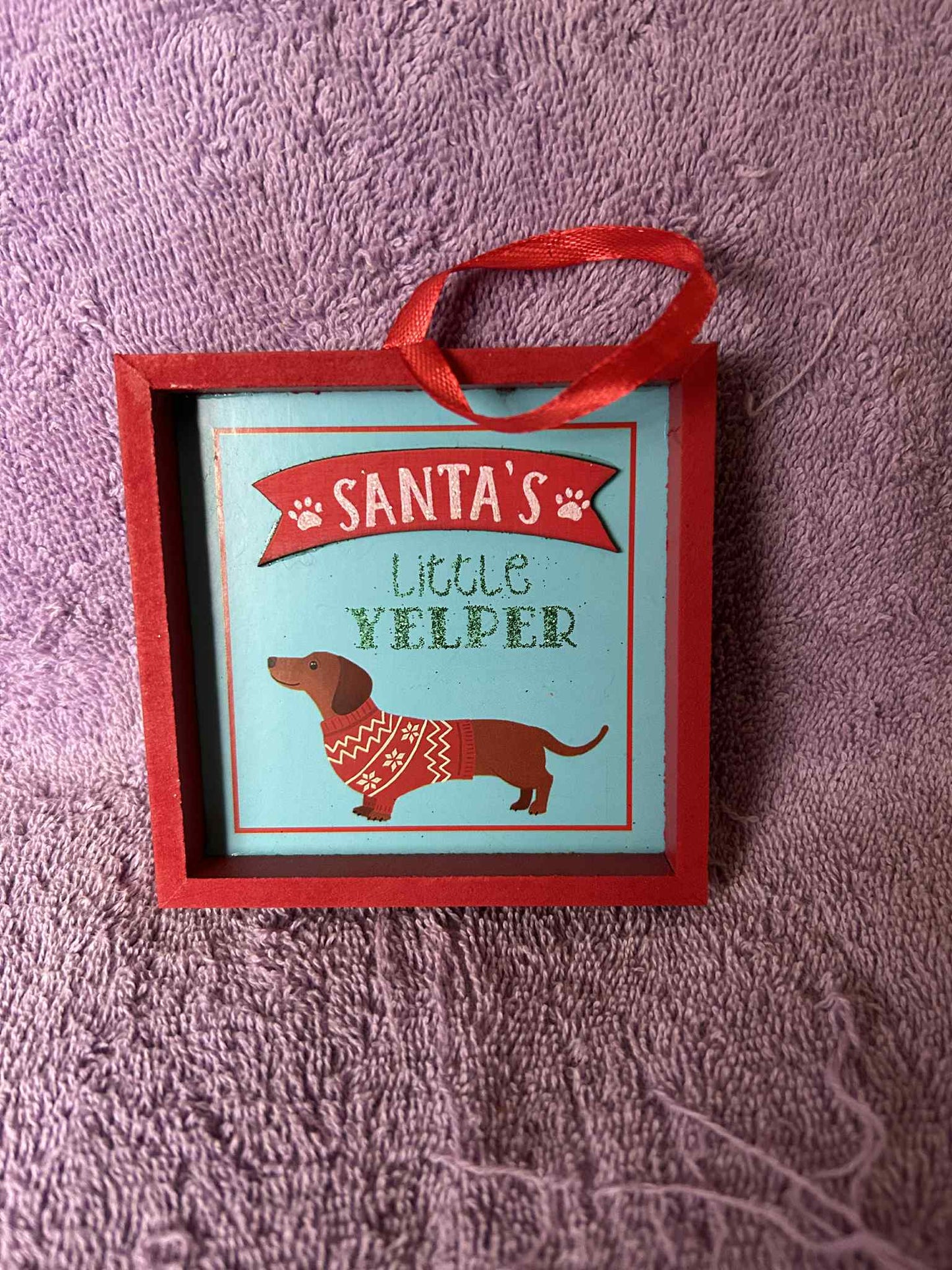 Santa's Little Helper Ornament