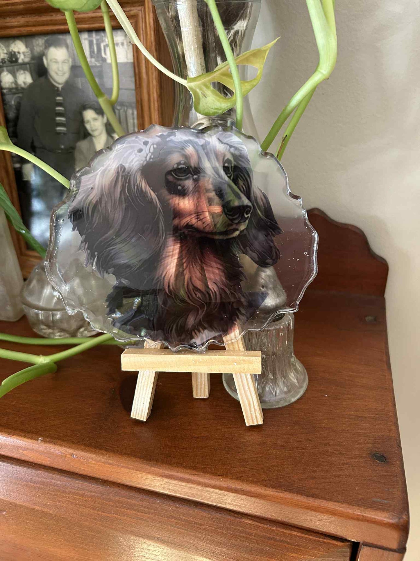 Resin Dachshund Decoration