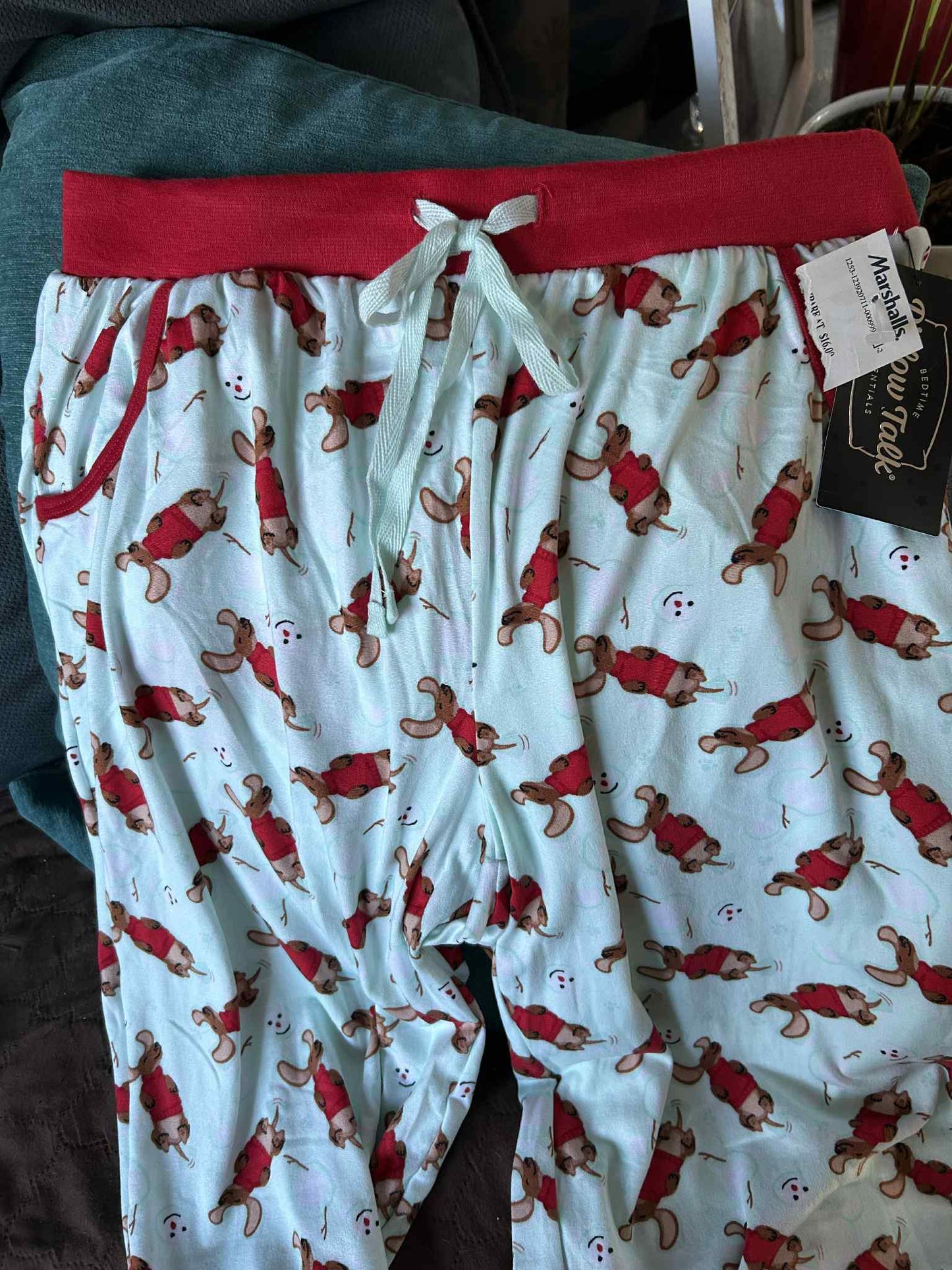 Christmas Dachshund PJ Pants