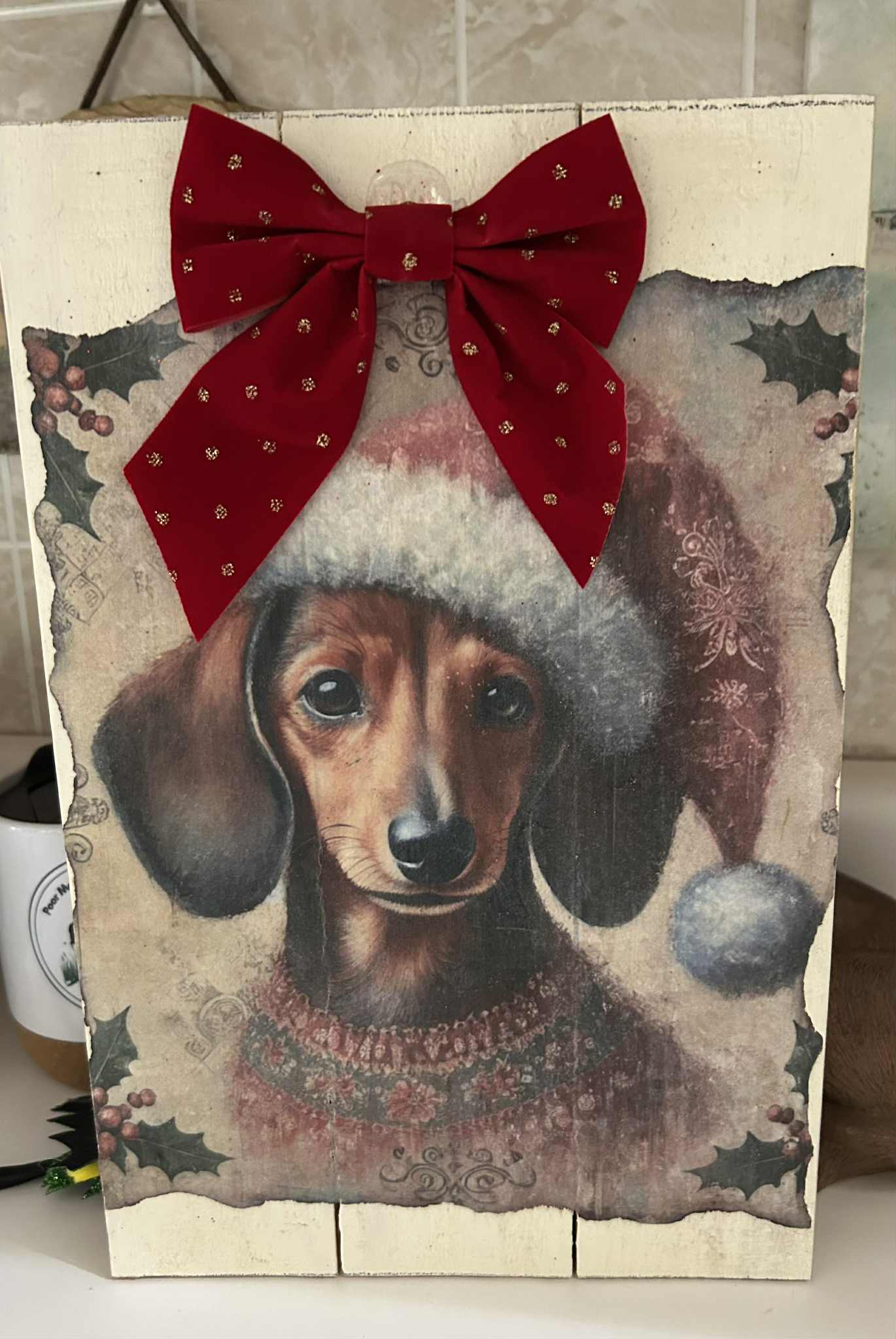 Santa Dachshund