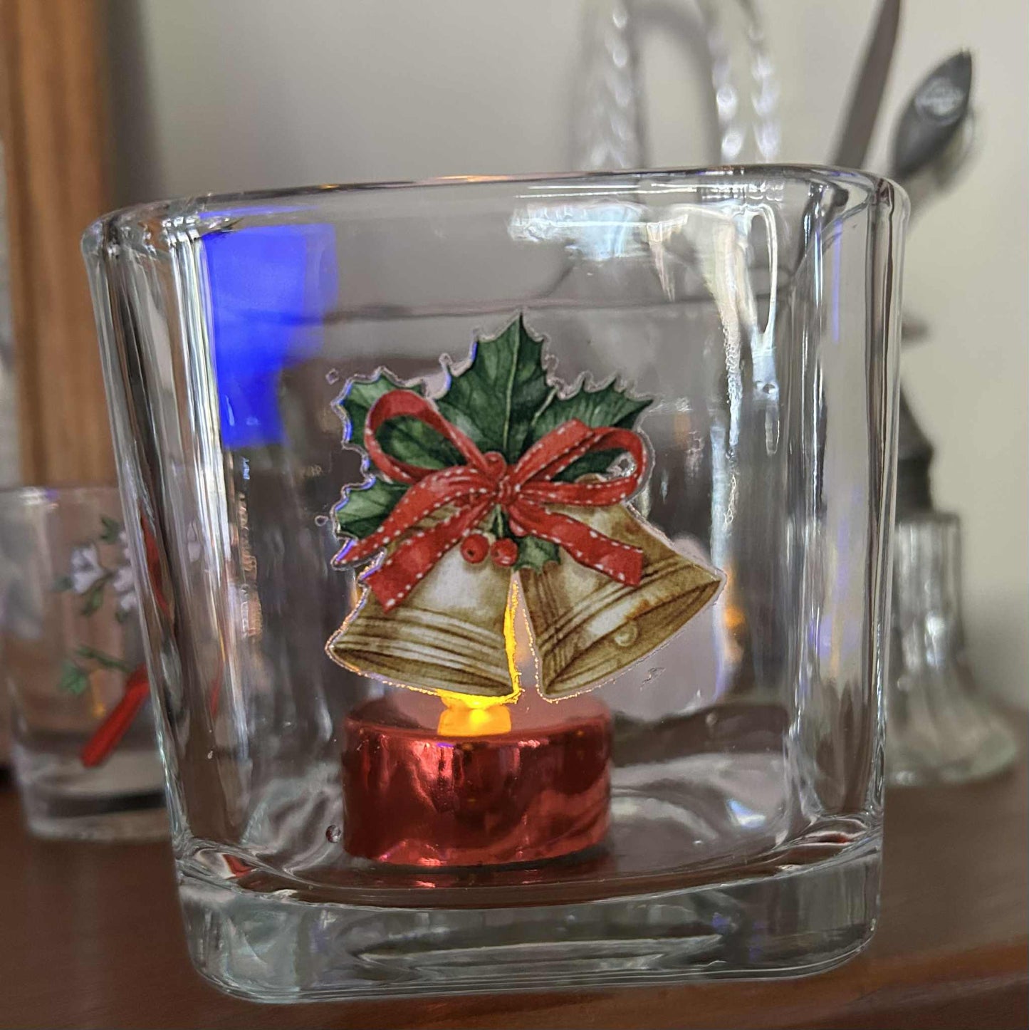 Dachshund Christmas Votive Holder